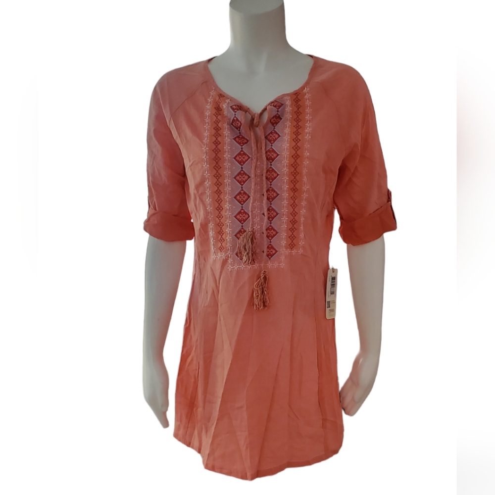 🦜 2/$10 NWT Mountain Khakis Sunnyside Tang Tunic. Small. - Picture 3 of 13